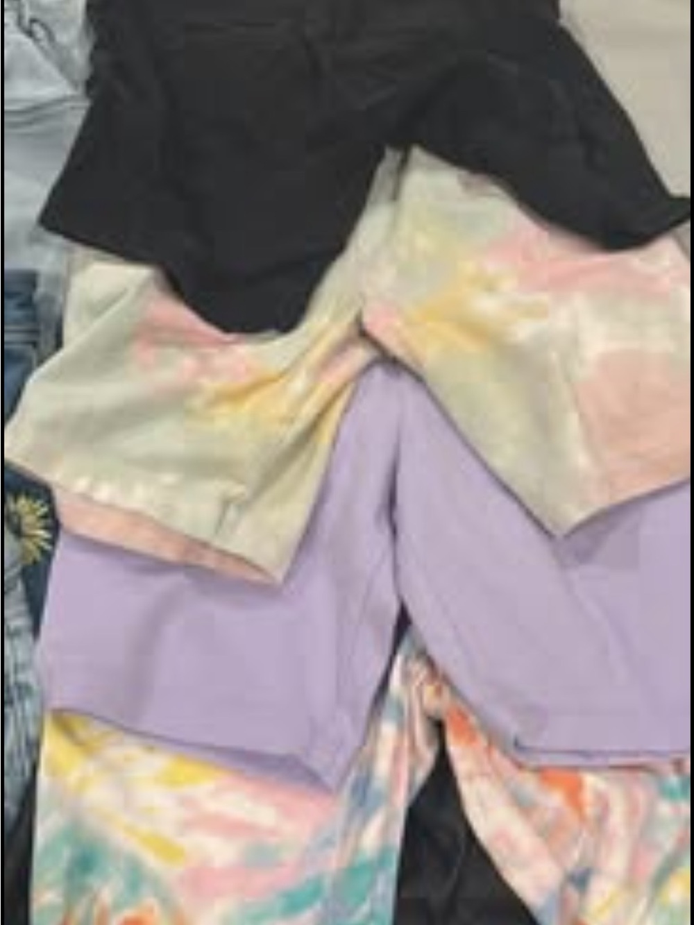 Casual Tie-Dye and Lavender Lounge Set